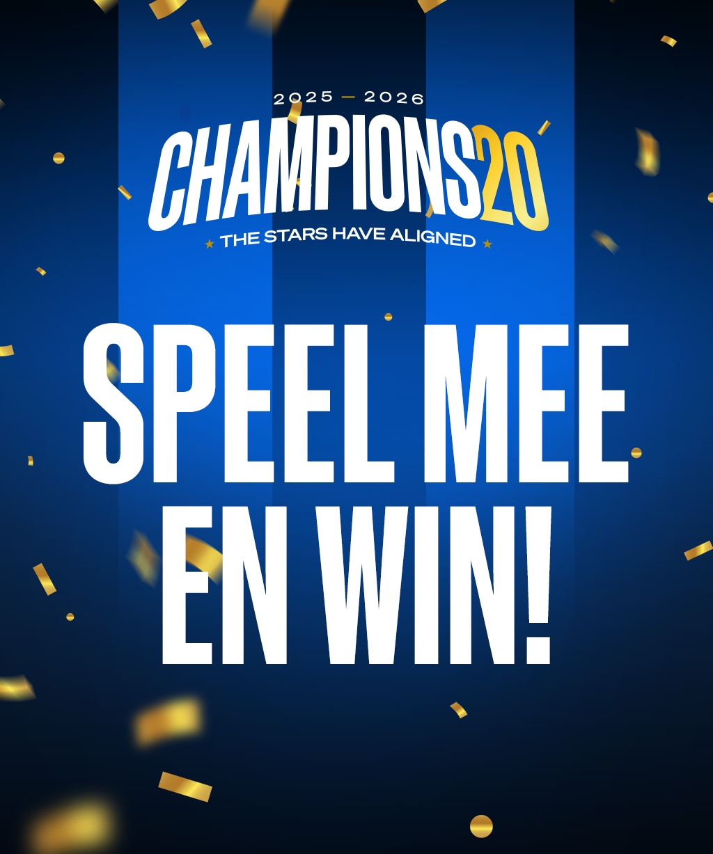 Kampioenenshirt met twee gouden sterren