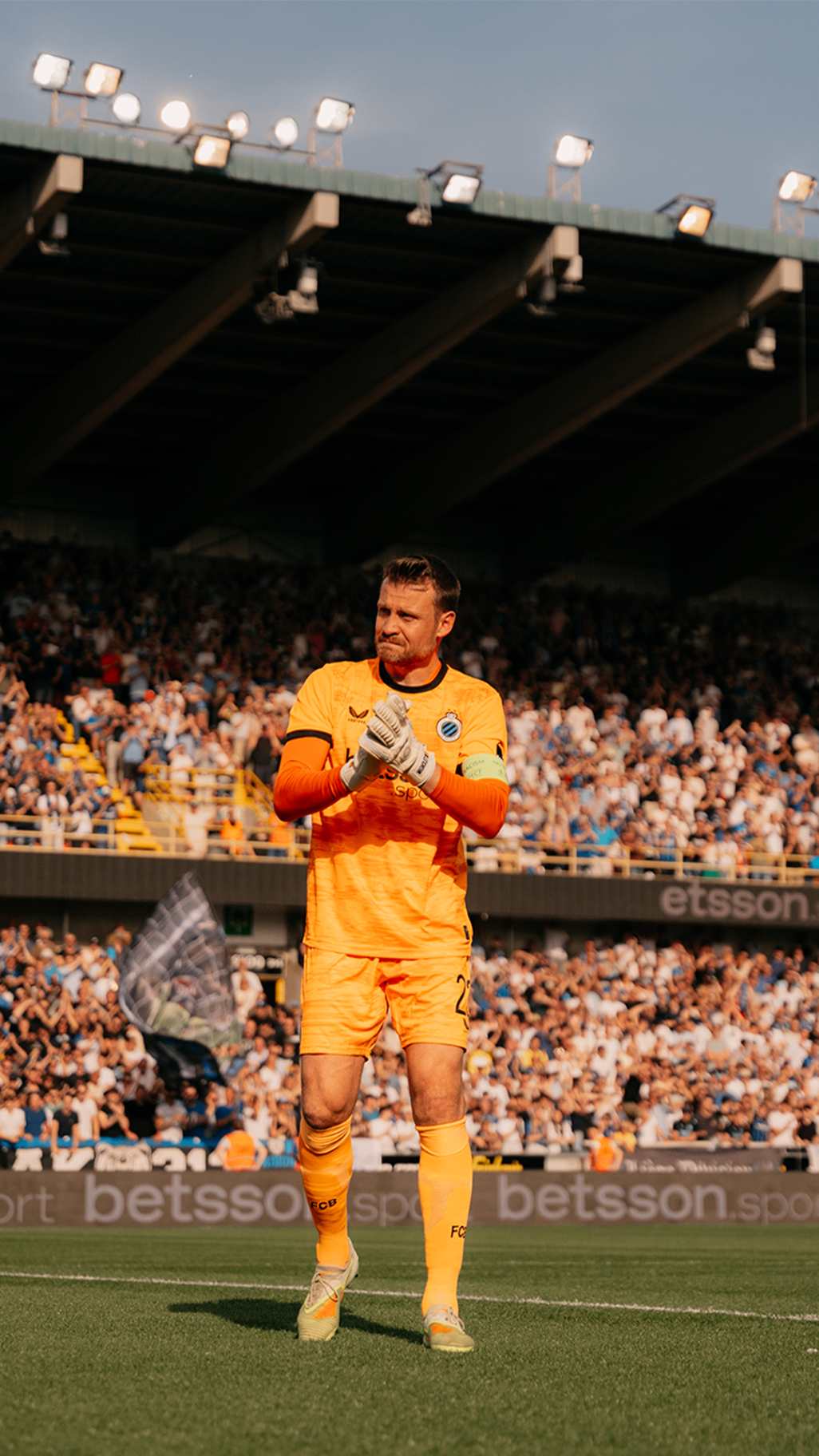 Applauswissel Simon Mignolet